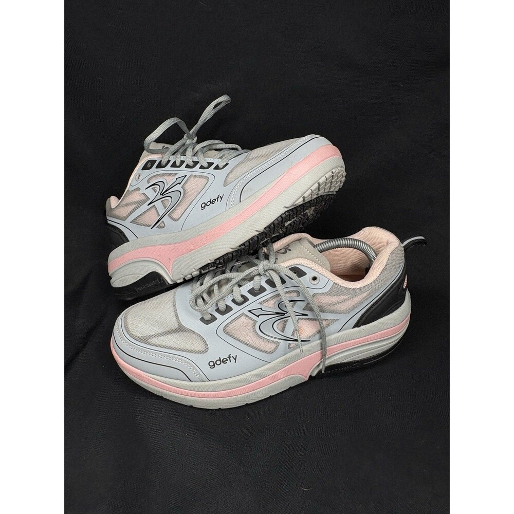 Gdefy Gravity Defyer Ion Athletic Sneaker Women Shoes 11 Gray Pink Athleisure